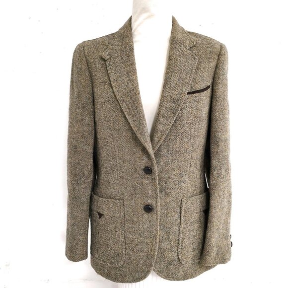 Burberry Ladies 100% Wool Jacket Size Small - Picture 1 of 15